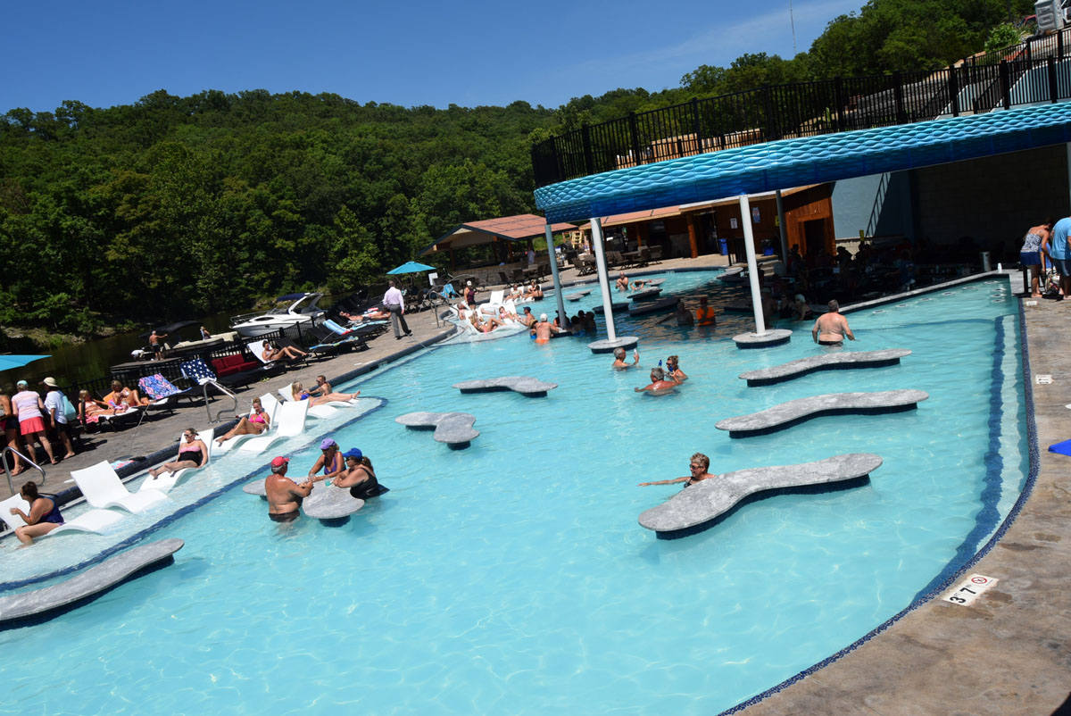 Pool Lakefront Bar Lake of the Ozarks Backwater Jacks